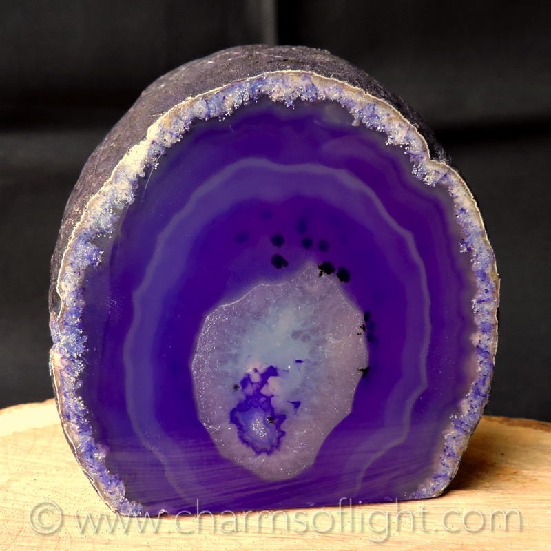 Agate Nodule - Purple